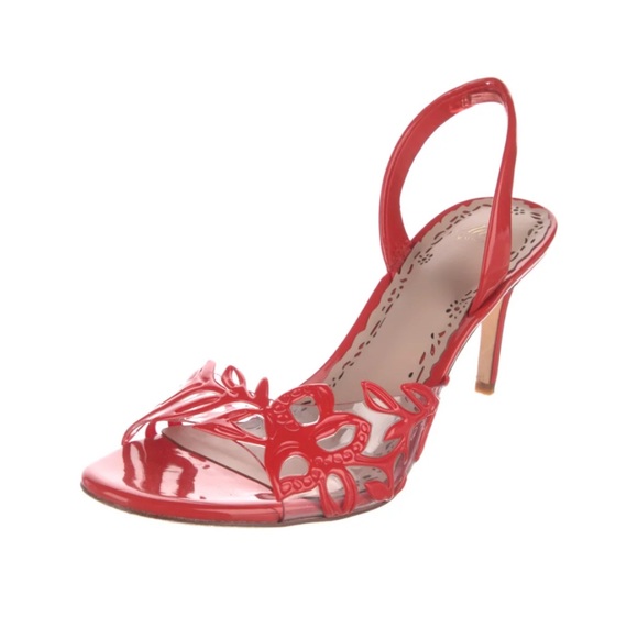 Marchesa Vibrant Red Heels